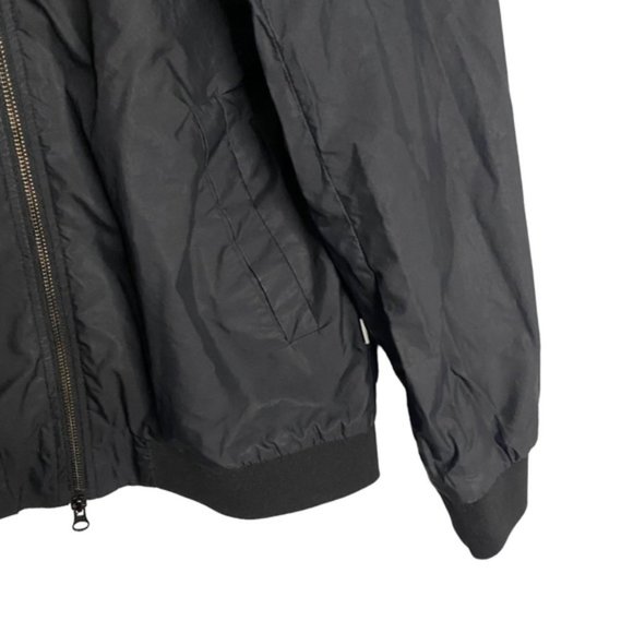 Frank And Oak Men's Black Lightweight Classic Bomber Jacket - Picture 4 of 11